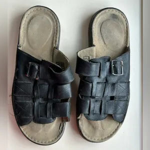 Dr. Marten’s - Men’s US14 Vintage Black Leather Sandals - Good condition!