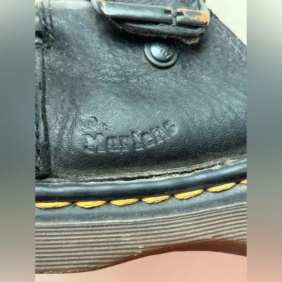 Dr. Marten’s - Men’s US14 Vintage Black Leather Sandals - Good condition!