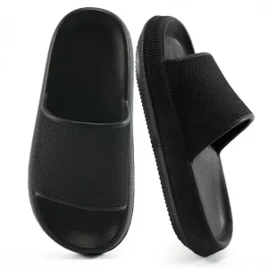 Ecetana Pillow Slippers for Women Non Slip Shower Slides Bathroom Sandals