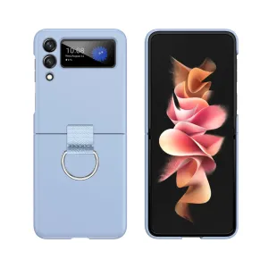Etui z Ringiem Flip Case do Samsung Galaxy Z Flip 3 - Niebieski