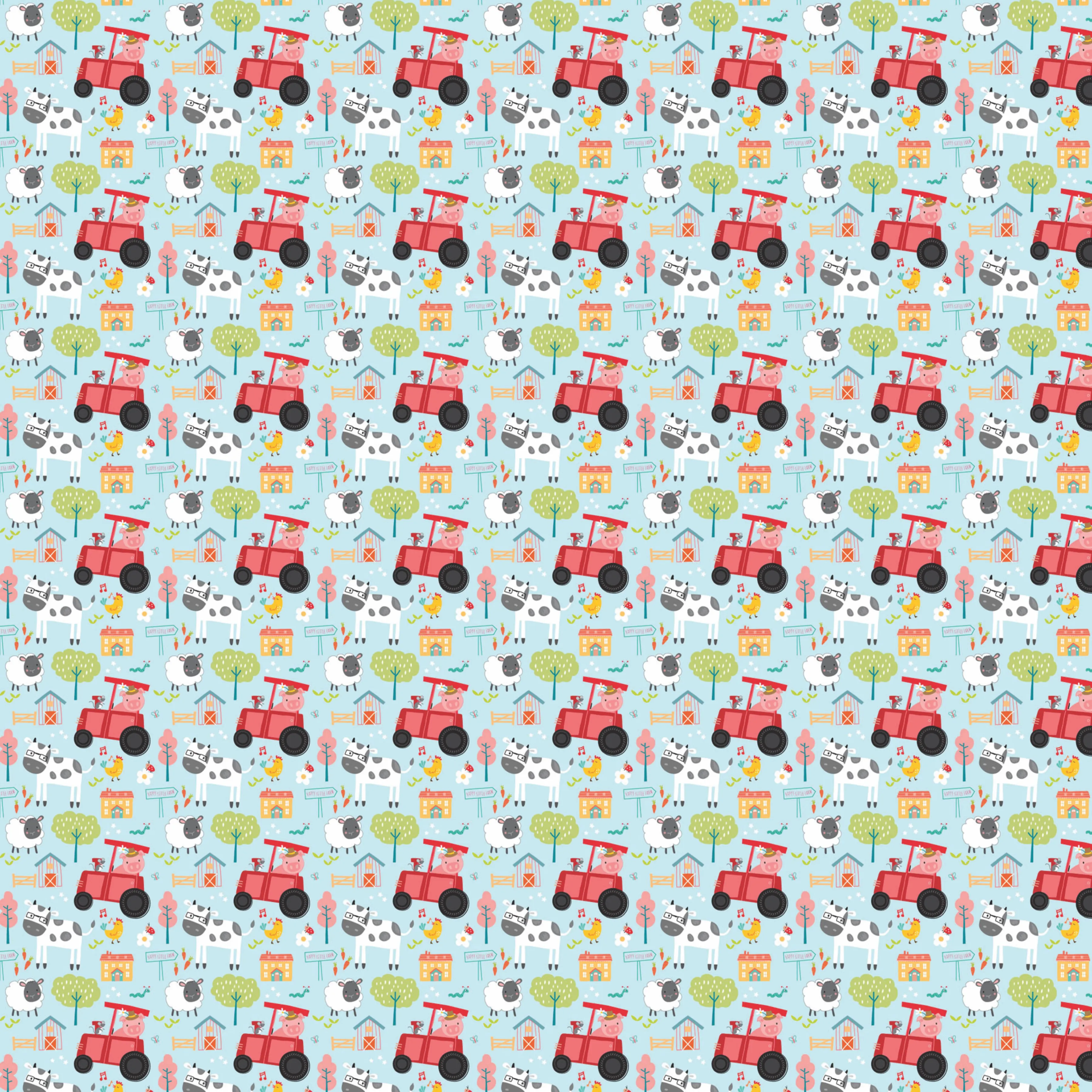 Farm Theme Sticky Back Vinyl