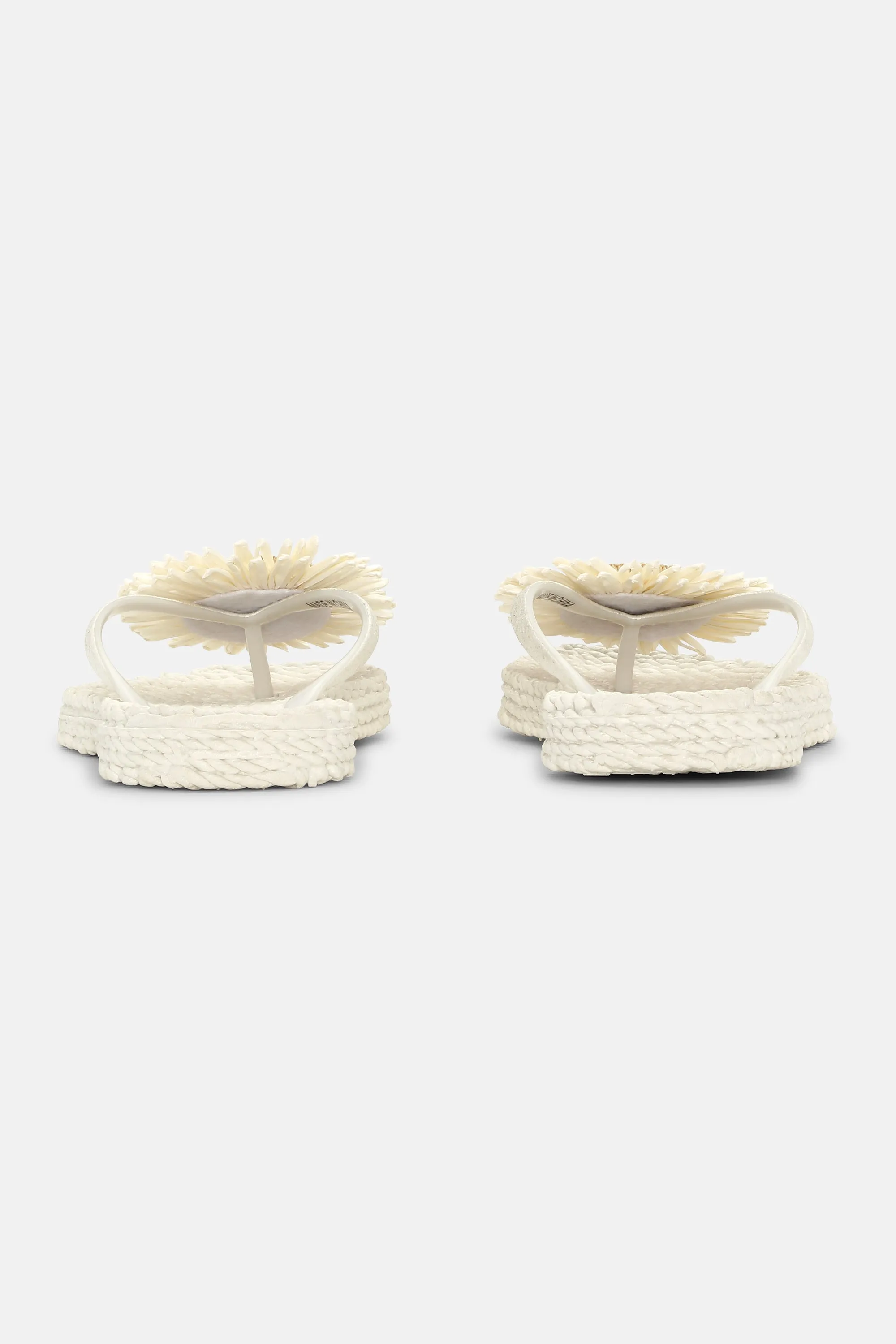 Flip-flops Blomma - Creme