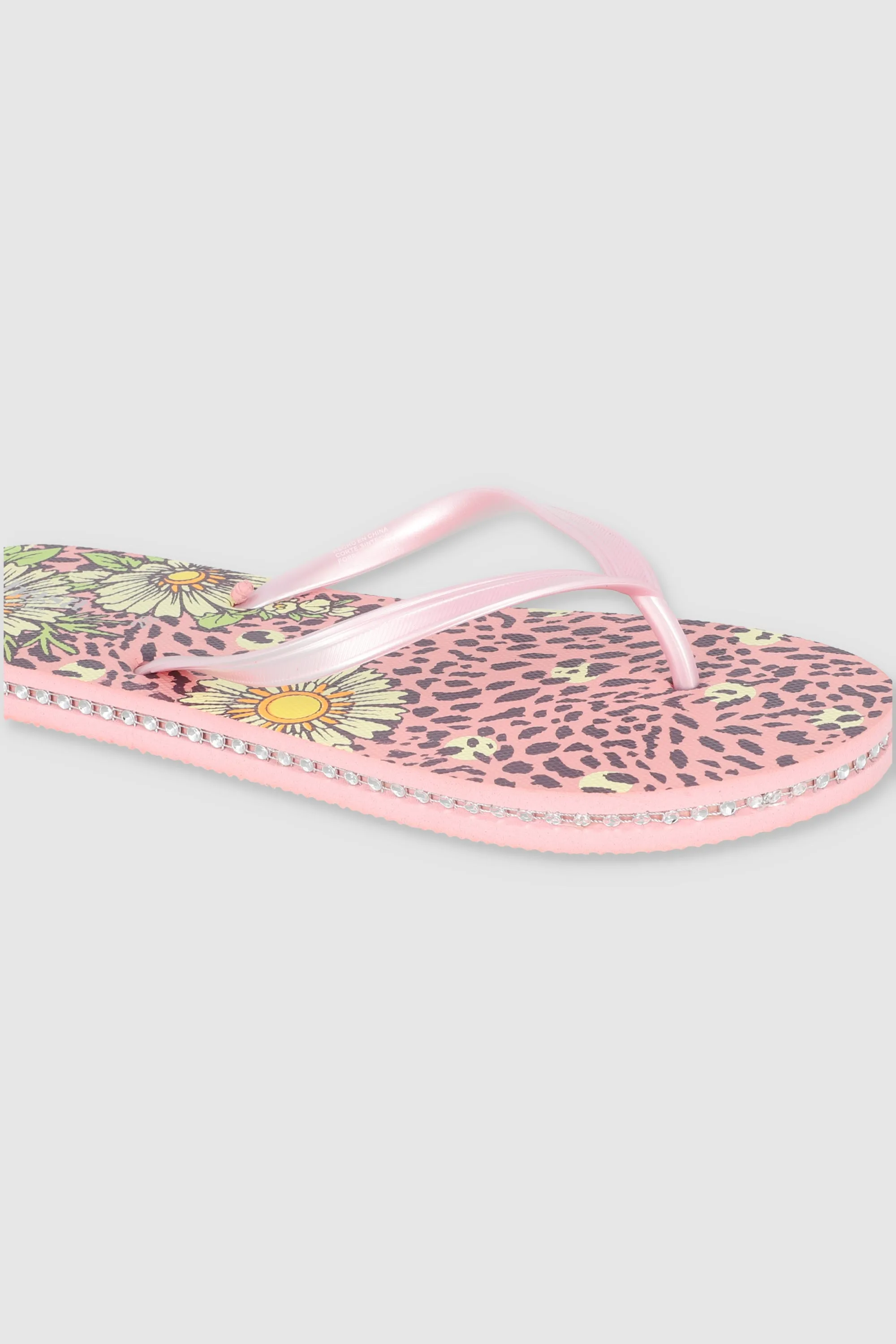 FLIP FLOPS LEOPARDO FLORES