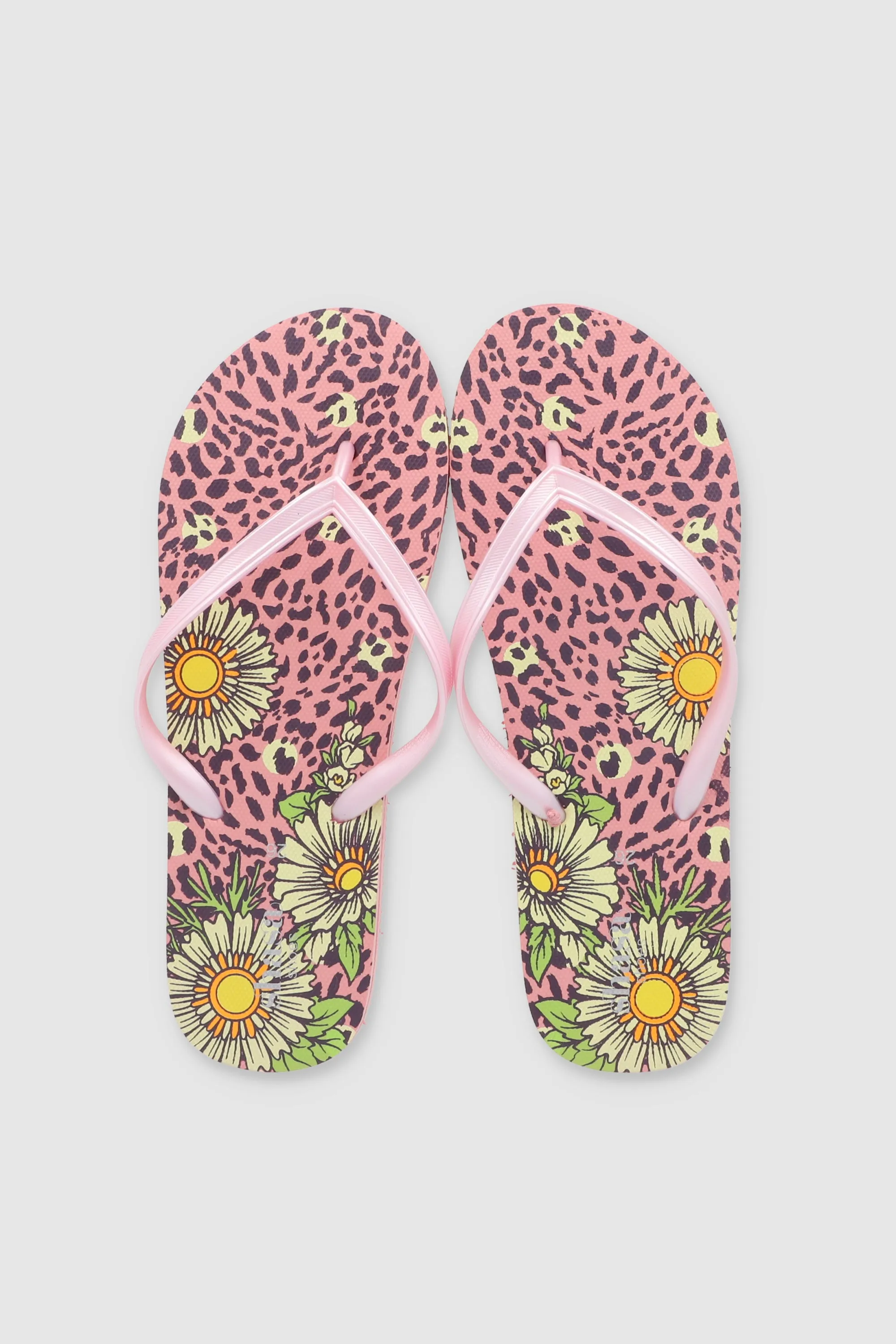 FLIP FLOPS LEOPARDO FLORES