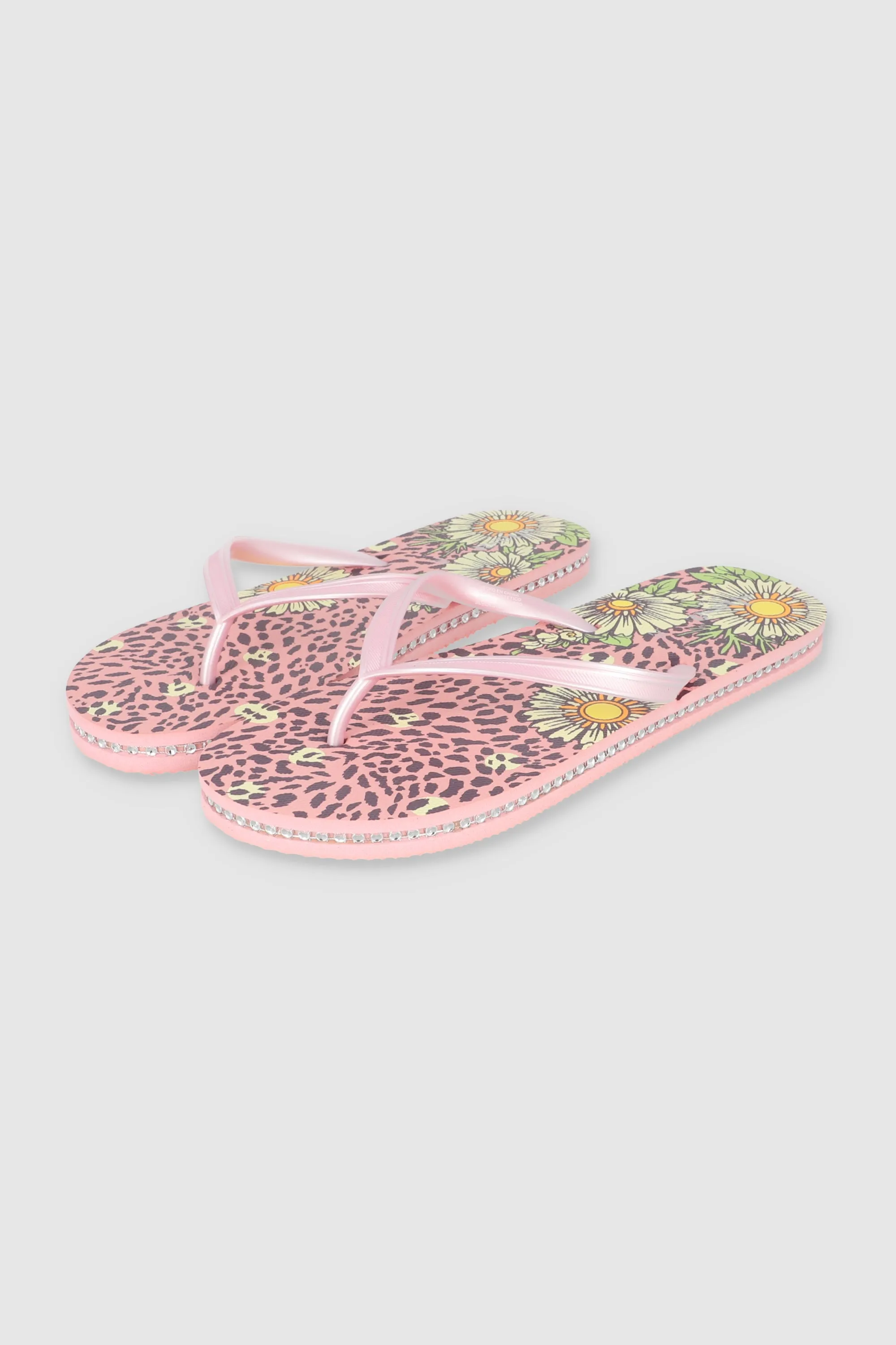 FLIP FLOPS LEOPARDO FLORES