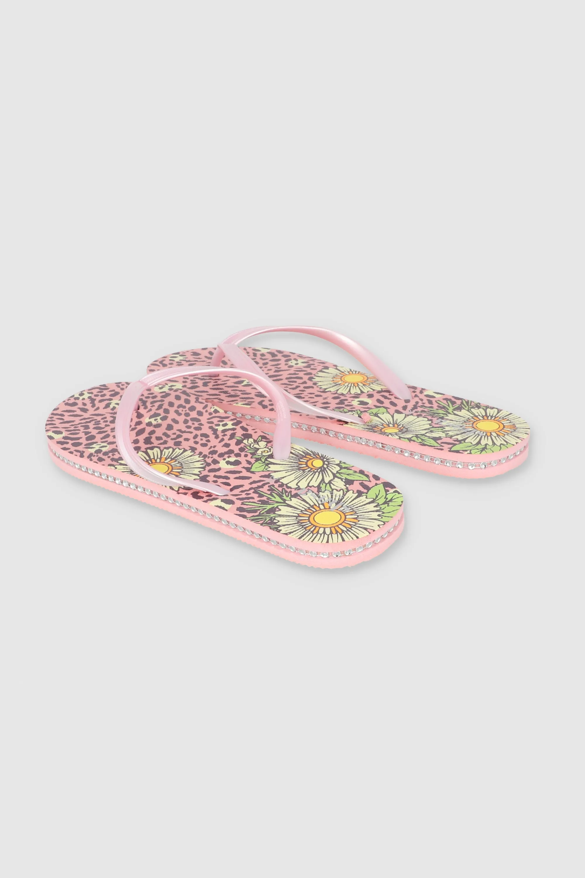 FLIP FLOPS LEOPARDO FLORES