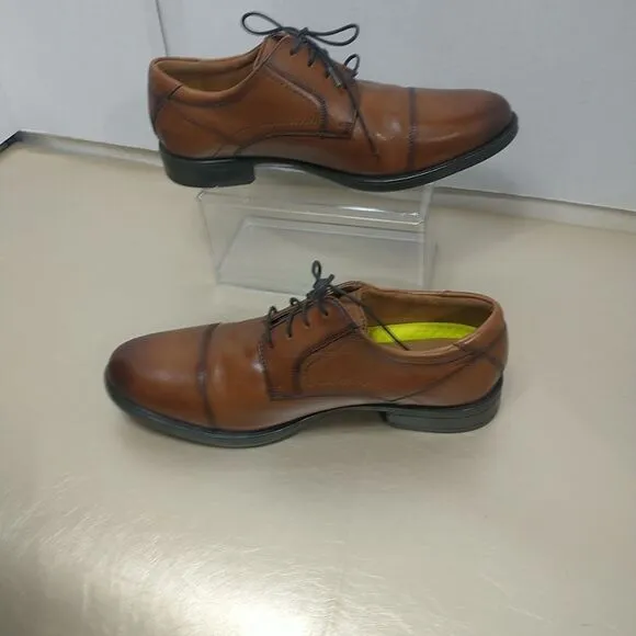 Florsheim Mens Midtown Cap Toe Oxford Size 11 D Cognac 12138 221