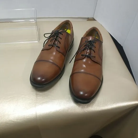 Florsheim Mens Midtown Cap Toe Oxford Size 11 D Cognac 12138 221