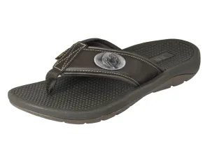FSU Seminoles Men's Collegiate Brown Flip Flop Sandal.