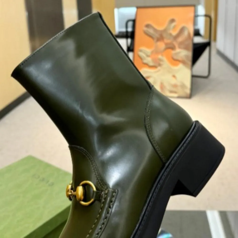 GG WOMEN'S HORSEBIT BOOT DARK GREEN