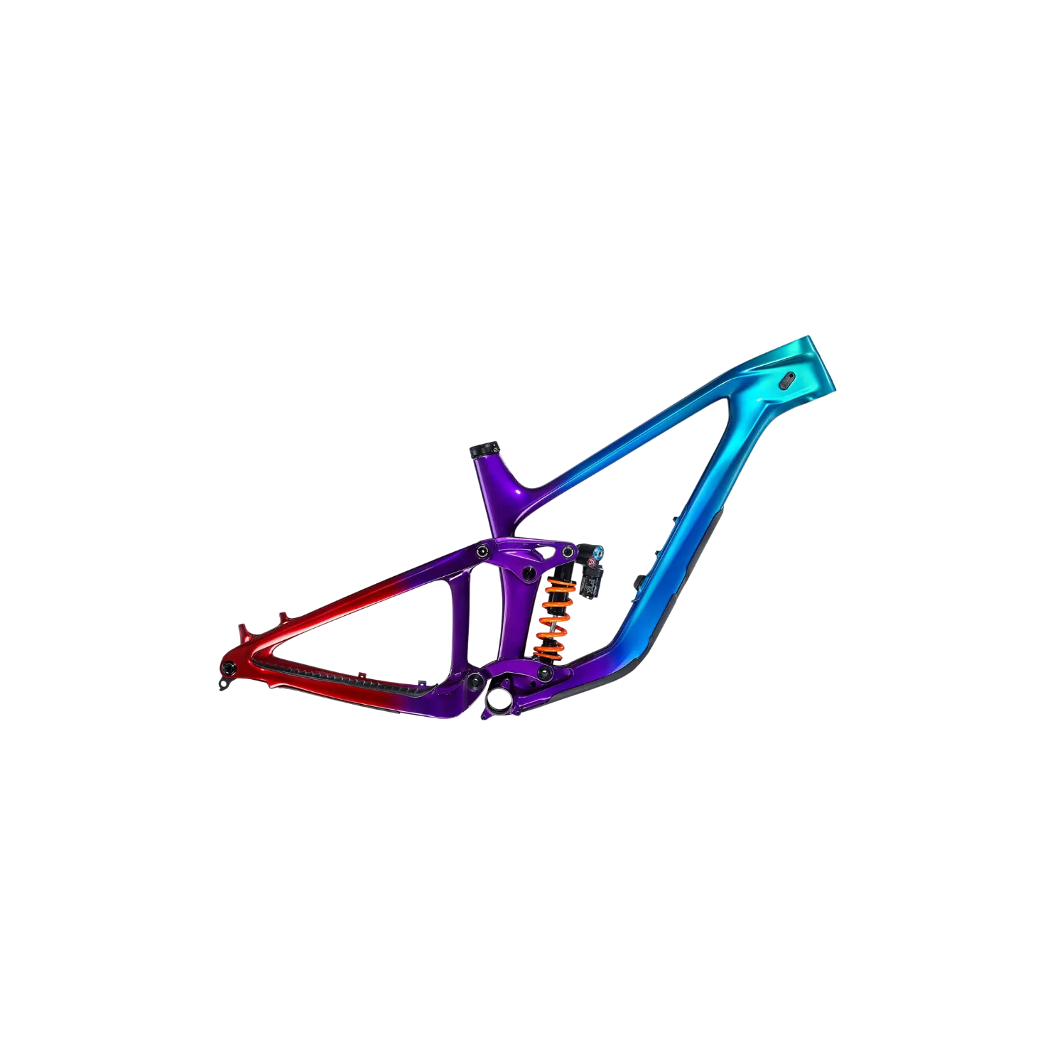Giant Reign Advanced FR Frameset - Rainbow Sprayed