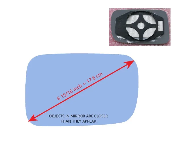 Heated Mirror Glass for BMW 745I 2002 - 2005