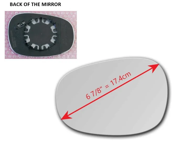 Heated Mirror Glass Similar to OEM for BMW E90 E91 E92 E93 328i 2009 - 2013
