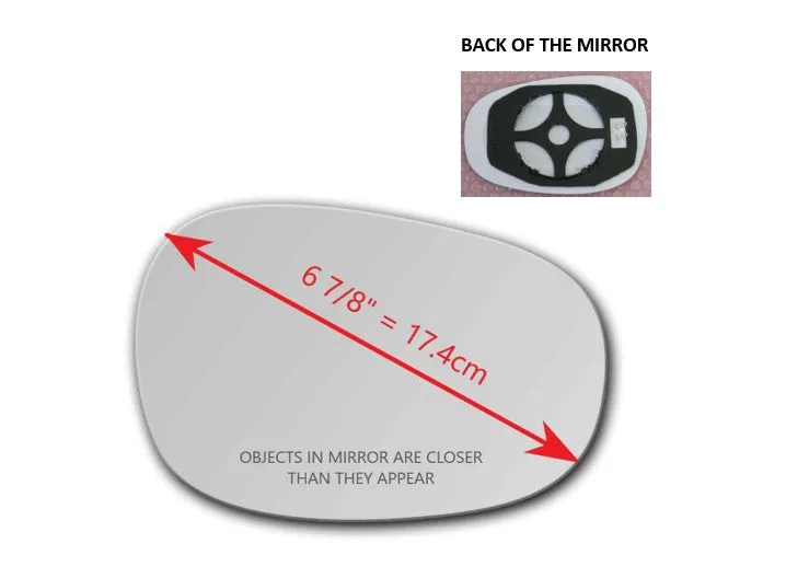Heated Mirror Glass With Plastic Backing Plate Attached for BMW E90 E91 E92 E93 328i XDRIVE 2009 - 2013