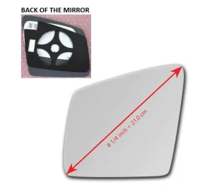 Heated Mirror Glass With Plastic Backing Plate Attached for Mercedes-Benz GLS550 2017 - 2019