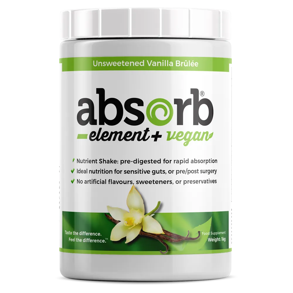 Imix Nutrition Absorb Element  Vegan Unsweetened Vanilla Brulée - 1kg