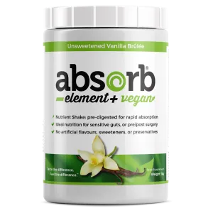 Imix Nutrition Absorb Element  Vegan Unsweetened Vanilla Brulée - 1kg
