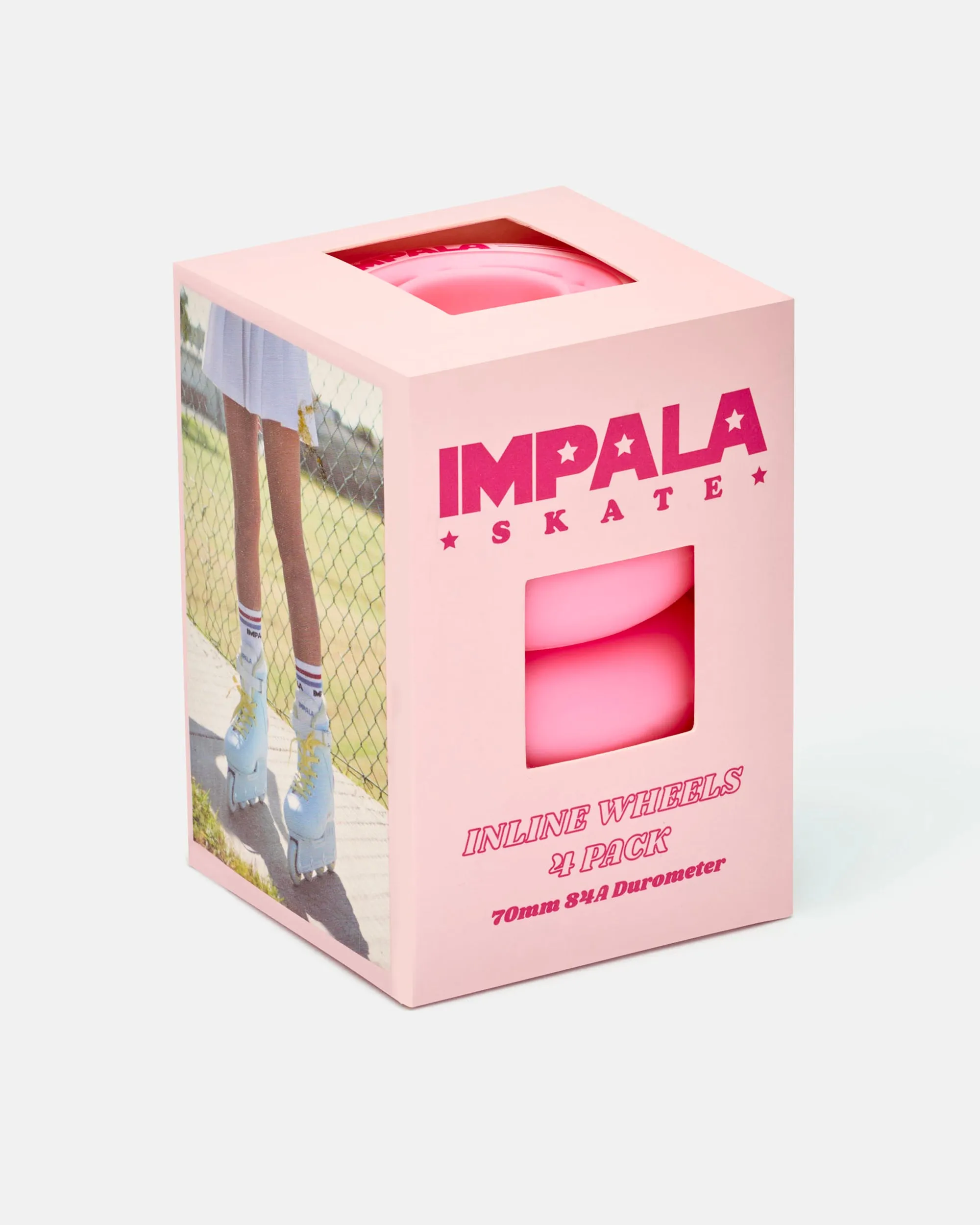 Impala Inline Skate Wheels (4-pack) - Bubblegum Pink