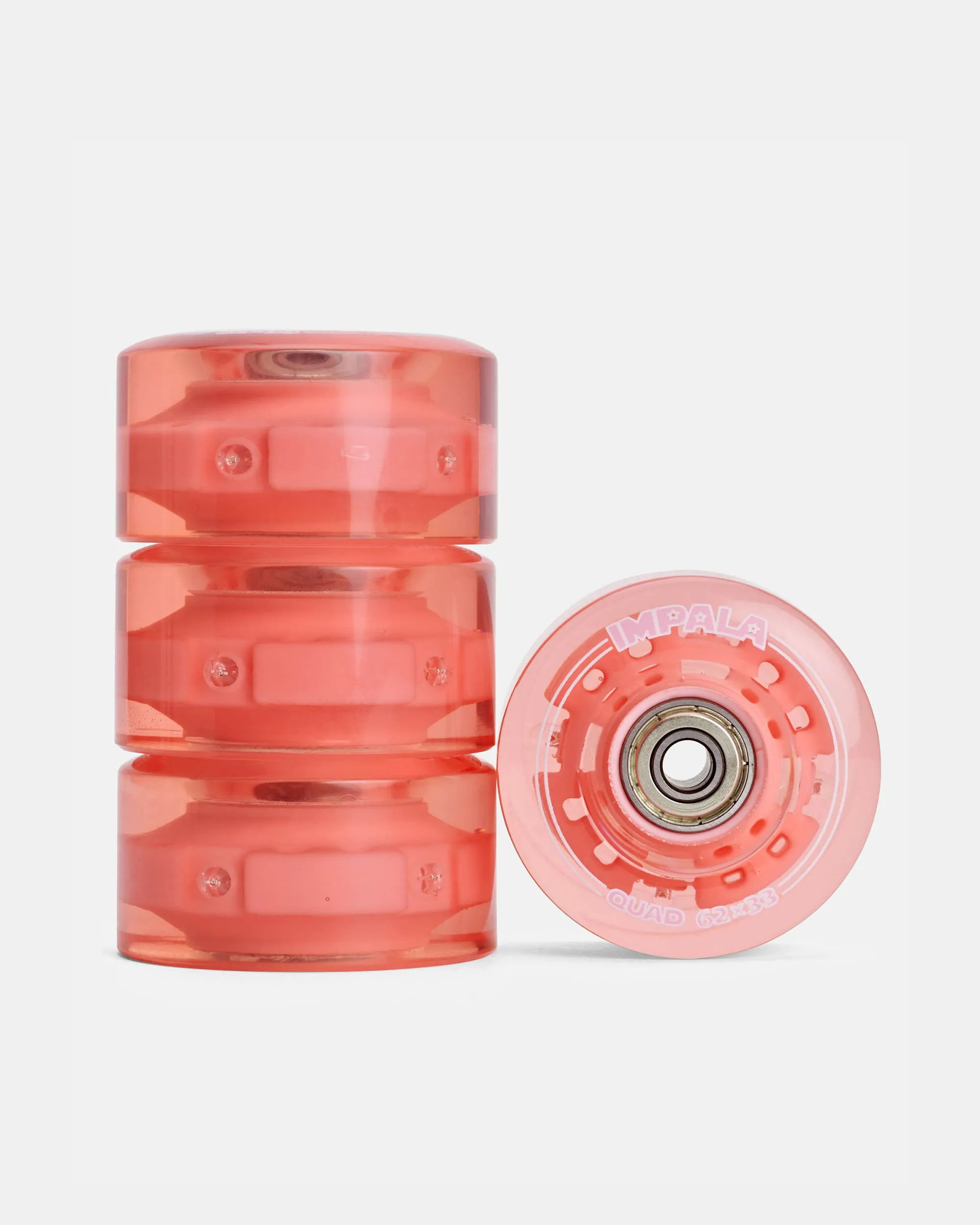 Impala Light Up Roller Skate Wheels (4-pack) - Pink