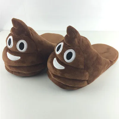 Indoor Warm Emoji Slippers Winter Cotton Plush Slipper Emoji Shoes Smiley Emoticon Winter Soft Size