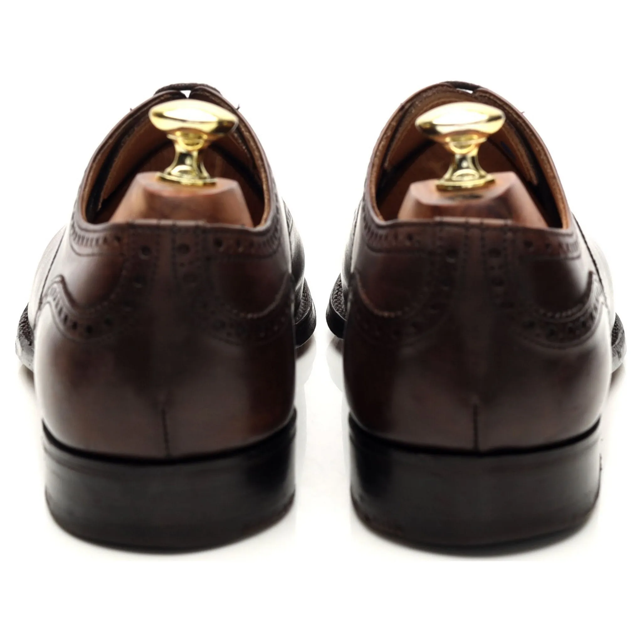 'Islington' Dark Brown Oxford Brogues UK 7 F