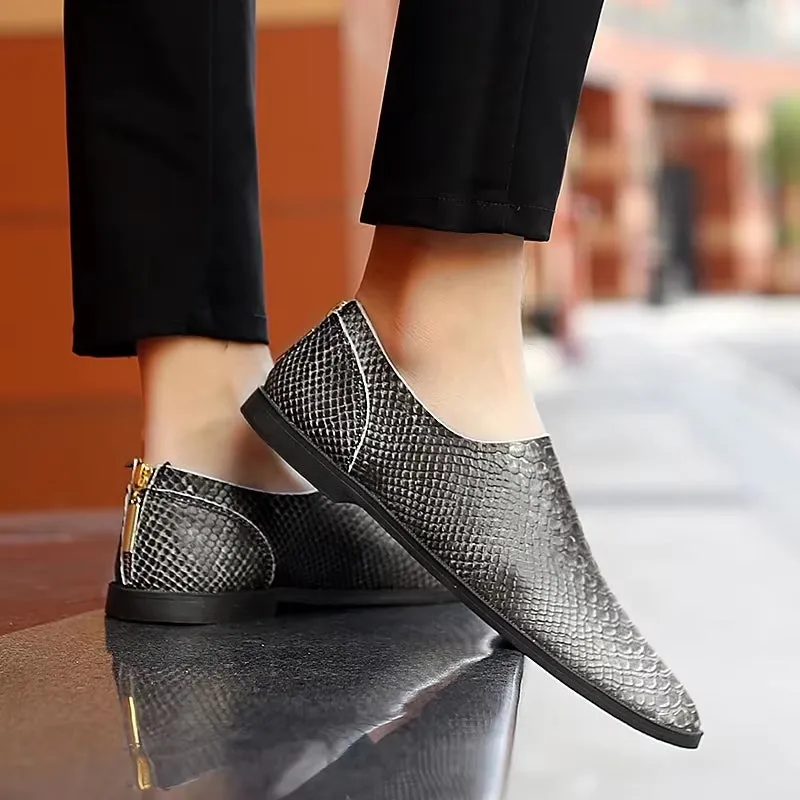 Italian Style Shoes Genuine Leather Men Loafers