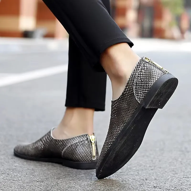 Italian Style Shoes Genuine Leather Men Loafers