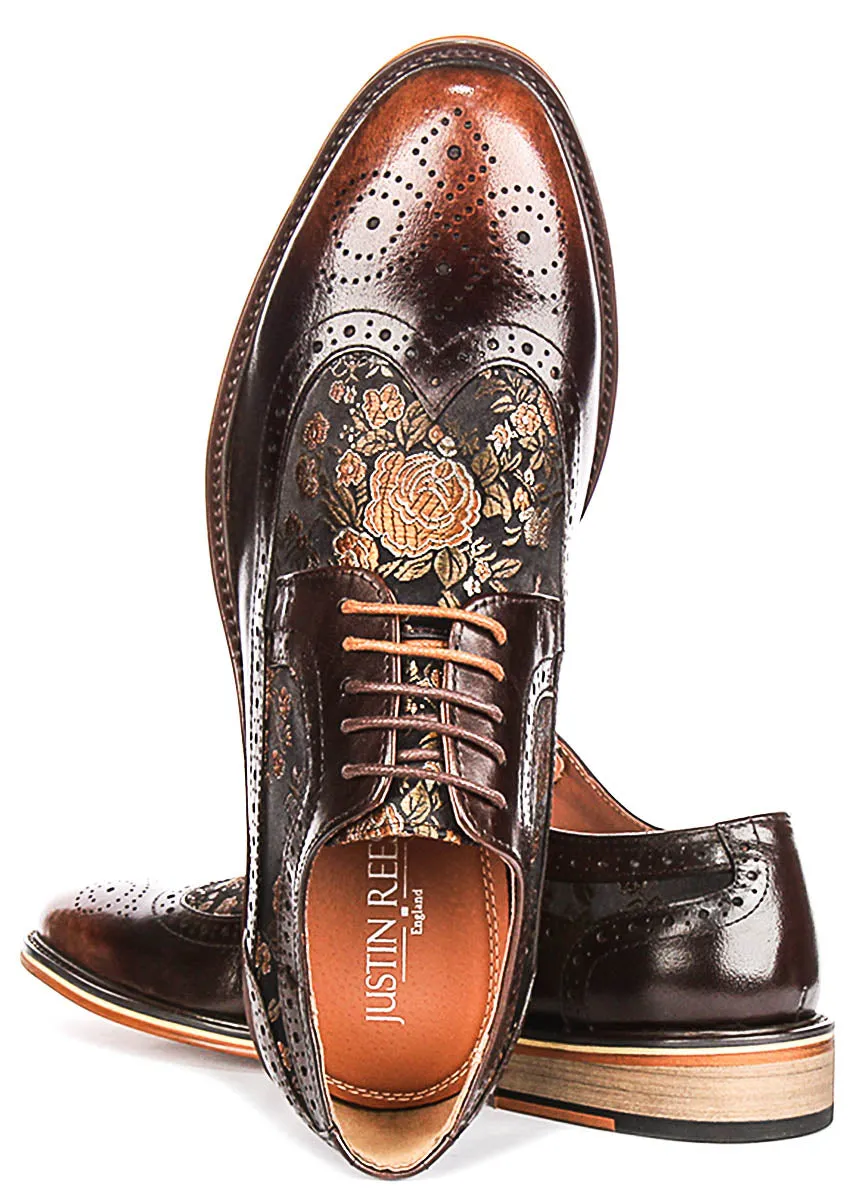 Justinreess England Ross In Dark Brown For Men
