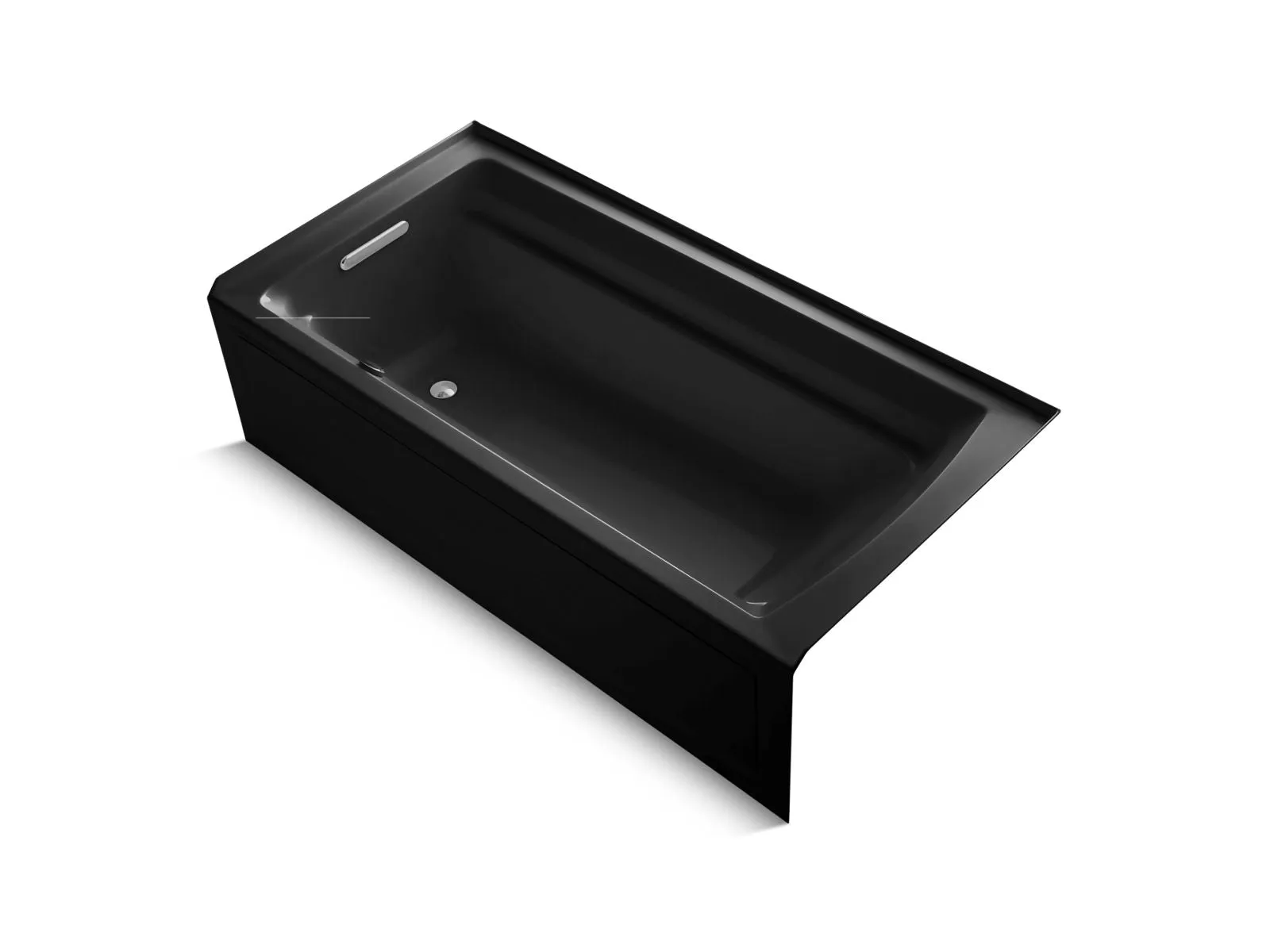 KOHLER K-1124-GHLAW Archer 72" x 36" alcove Heated BubbleMassage air bath with Bask heated surface, left drain