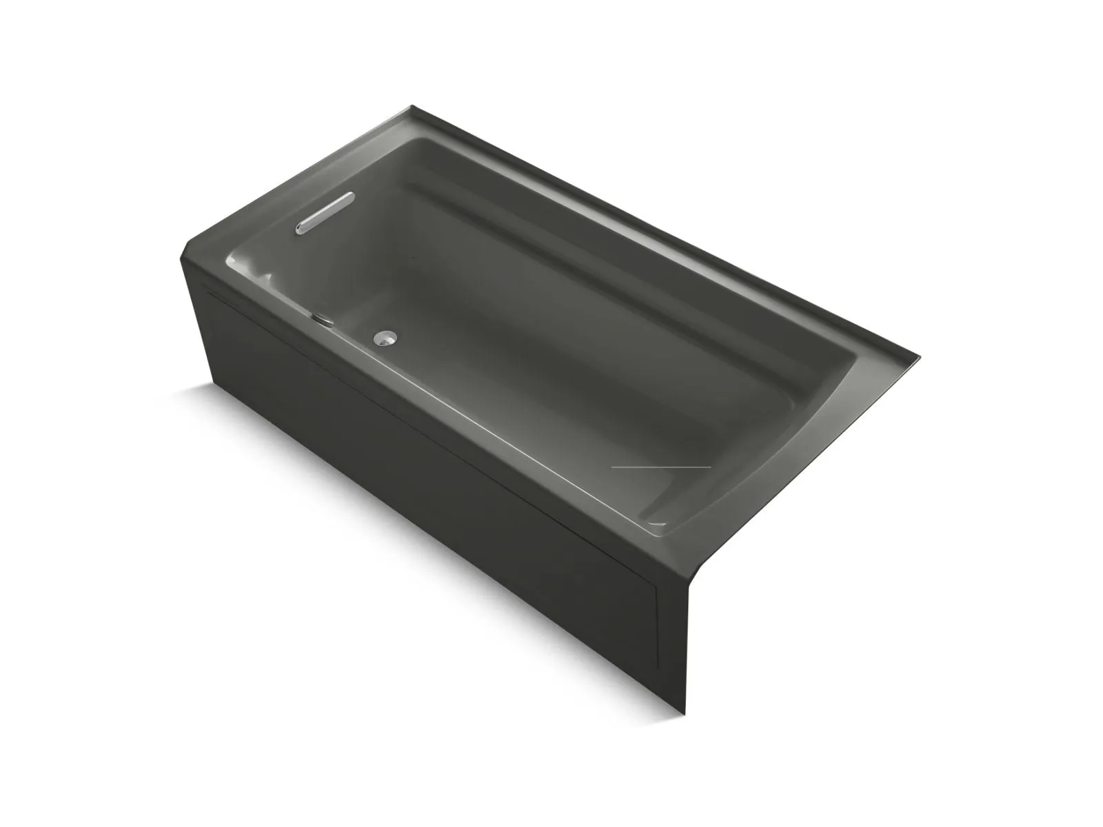 KOHLER K-1124-GHLAW Archer 72" x 36" alcove Heated BubbleMassage air bath with Bask heated surface, left drain