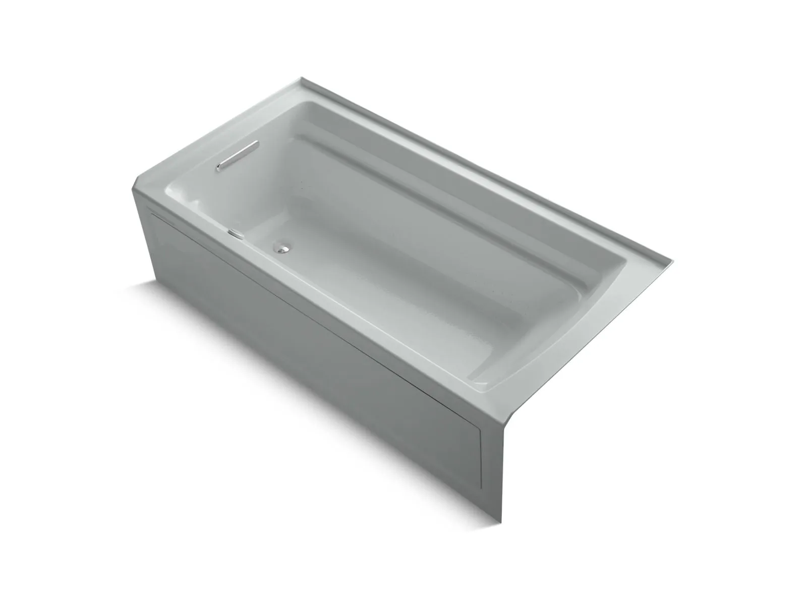 KOHLER K-1124-GHLAW Archer 72" x 36" alcove Heated BubbleMassage air bath with Bask heated surface, left drain