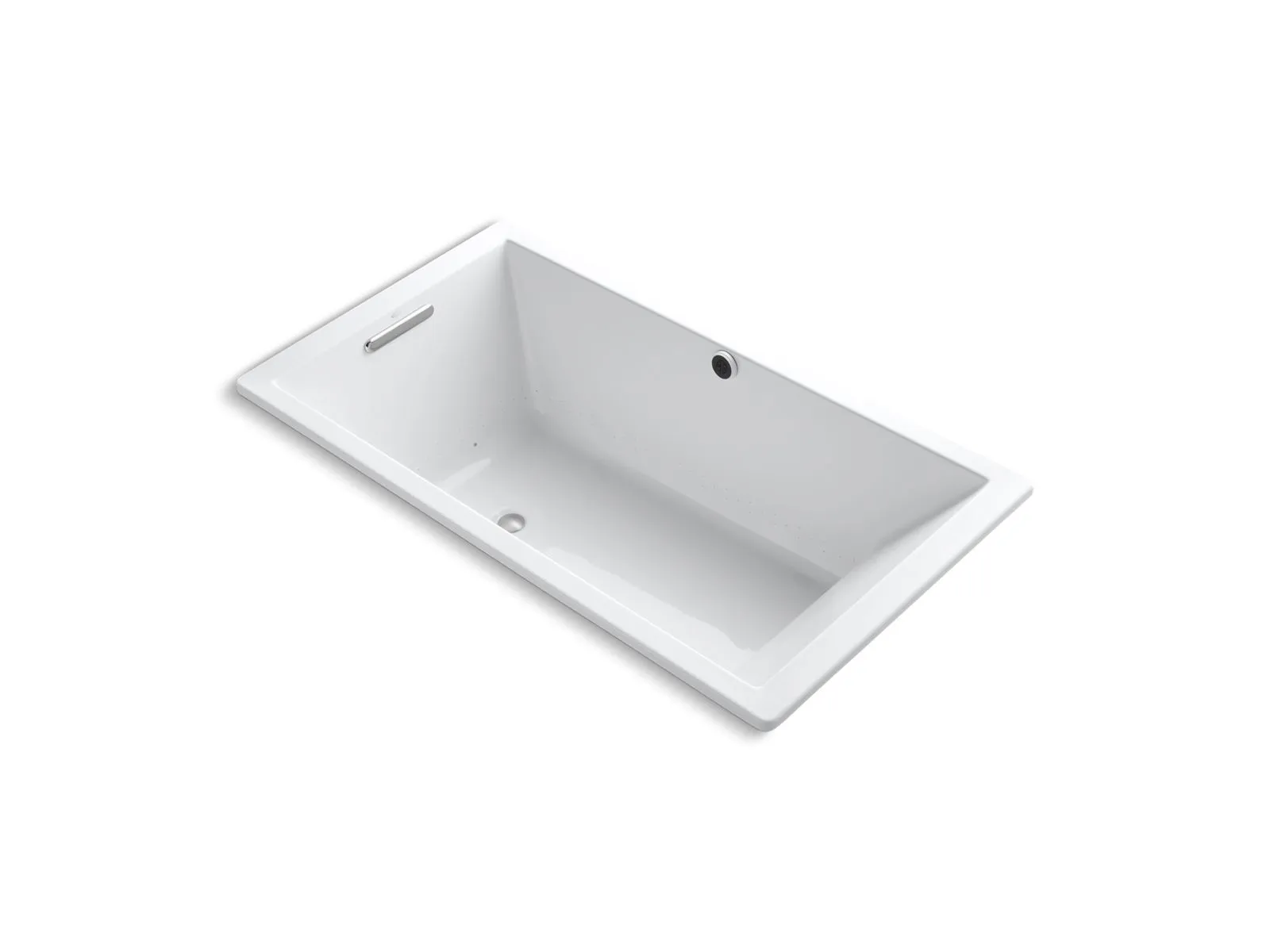 KOHLER K-1173-GHW Underscore 66" x 36" drop-in Heated BubbleMassage air bath