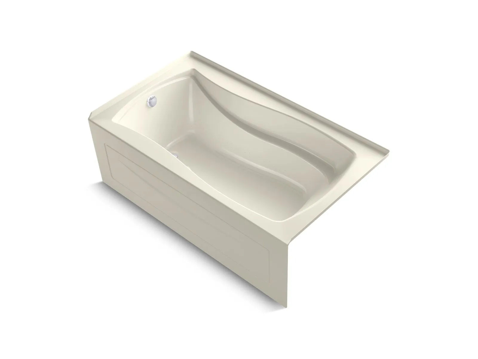 KOHLER K-1224-GHLA Mariposa 66" x 36" drop-in/alcove Heated BubbleMassage air bath, left drain