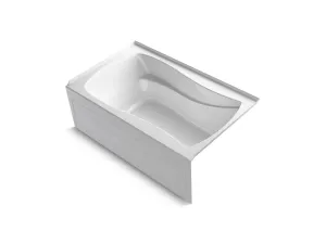 KOHLER K-1239-GHRAW Mariposa 60" x 36" alcove Heated BubbleMassage air bath with Bask heated surface, right drain