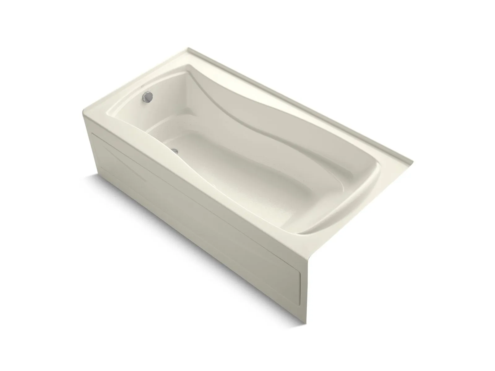 KOHLER K-1257-GHLAW Mariposa 72" x 36" alcove Heated BubbleMassage air bath with Bask heated surface, left drain