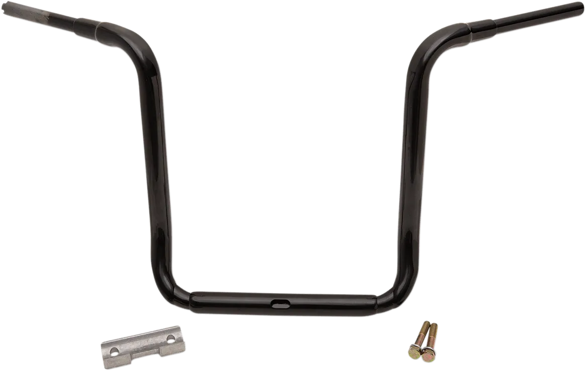 LA Choppers LA-7322-10B 1-1/2in. Grande Touring Ape Hanger Handlebars - 10in. Rise - Gloss Black