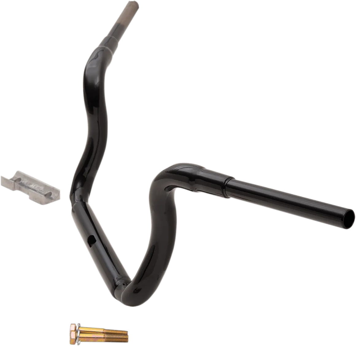 LA Choppers LA-7322-10B 1-1/2in. Grande Touring Ape Hanger Handlebars - 10in. Rise - Gloss Black