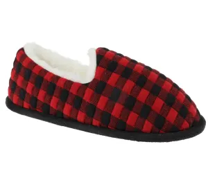 Ladies Quilted Buffalo Plaid Scuff