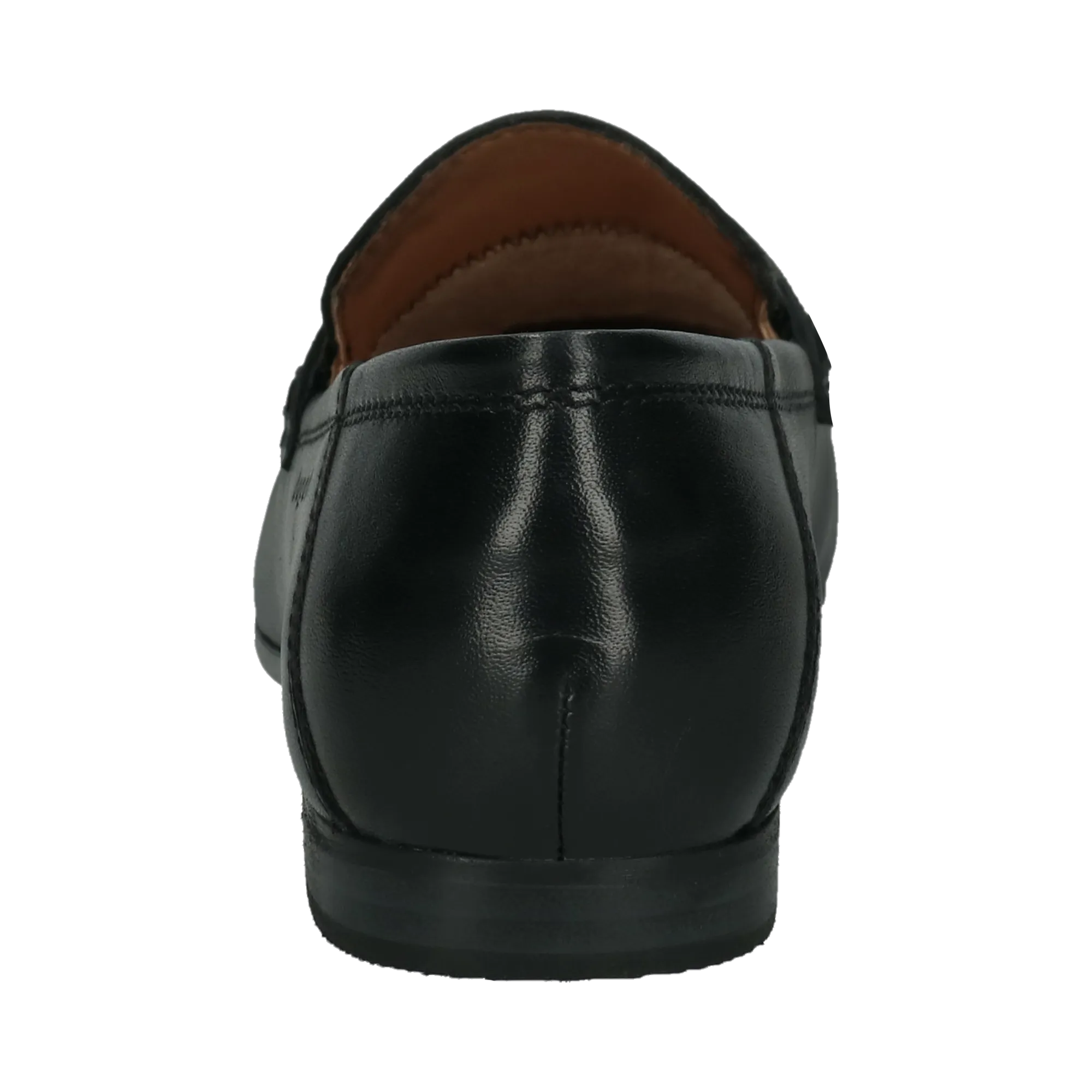 Leder Loafers schwarz