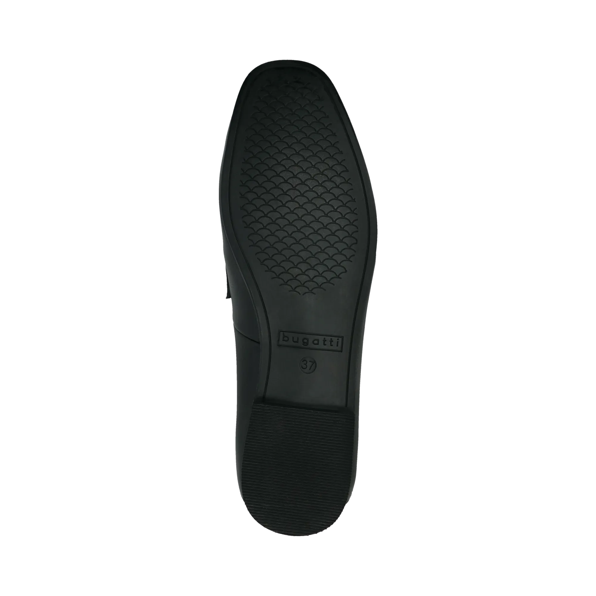 Leder Loafers schwarz