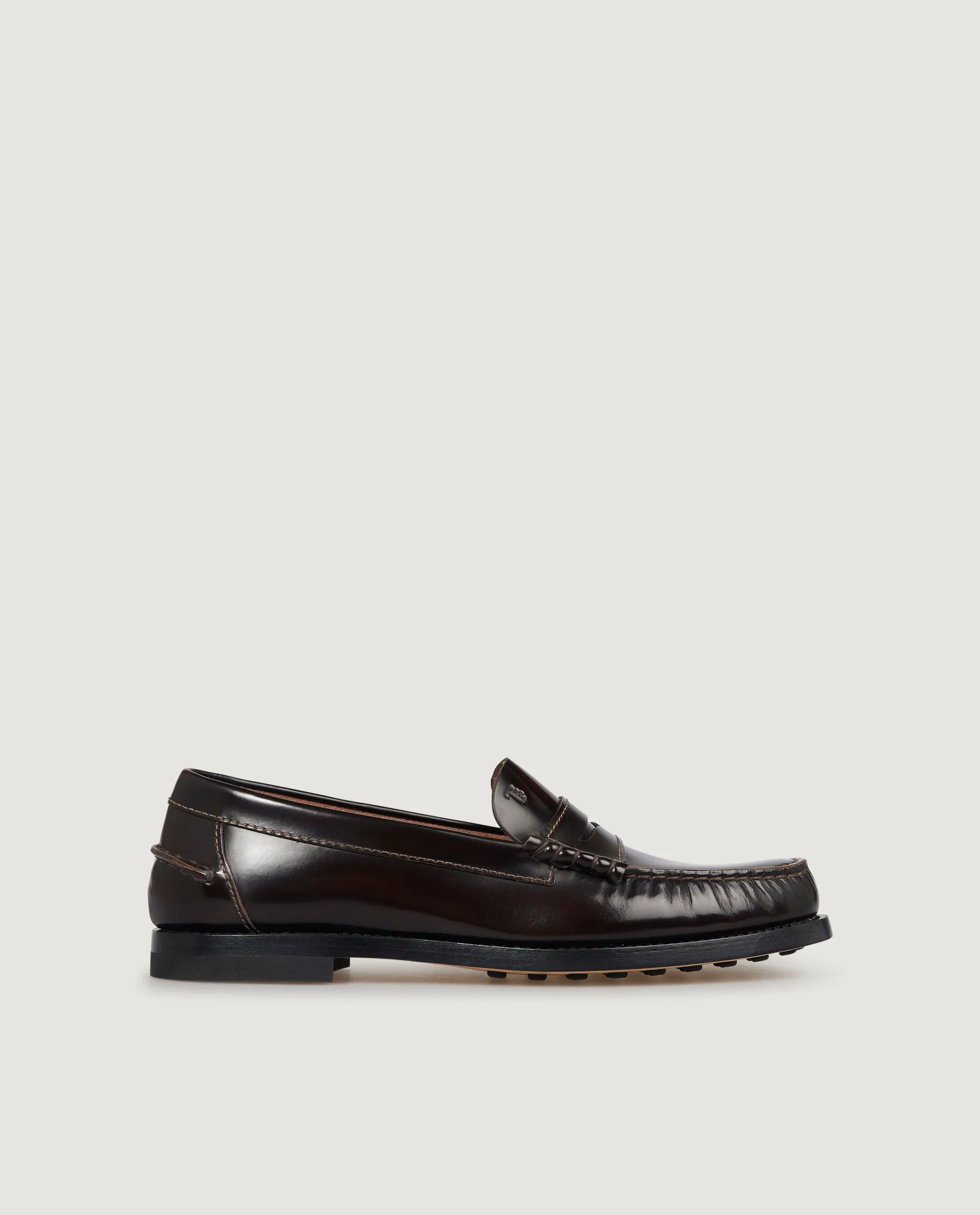 Lederen Loafers - Bruin