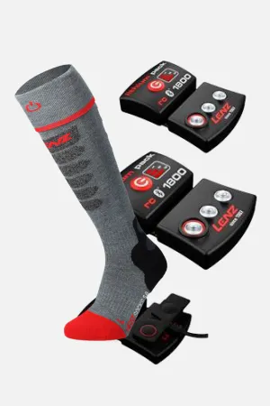 LENZ Heat Sock 5.1 Toe Cap Slim Fit   LENZ Lithium Pack Rcb 1800