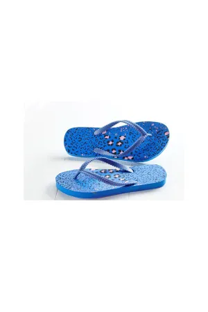 Leopard print Flip flops