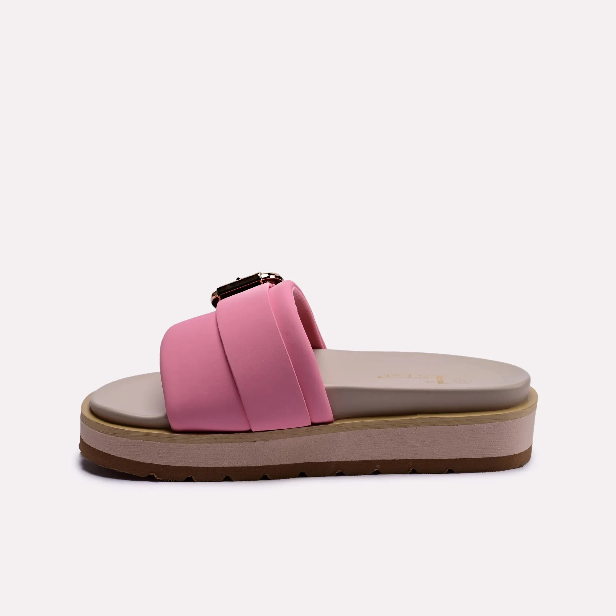 Lilly Pink Platform Flip Flops 0412285