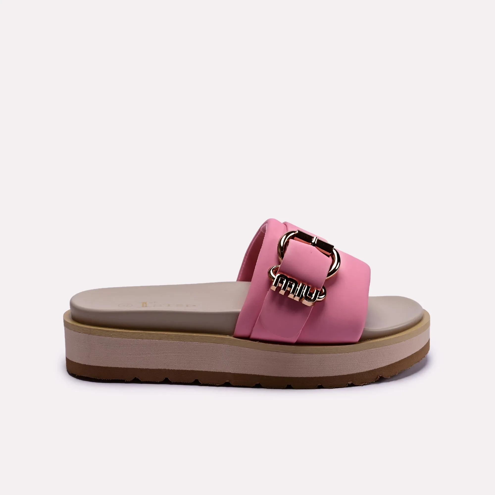 Lilly Pink Platform Flip Flops 0412285