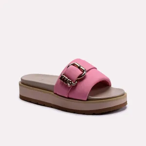 Lilly Pink Platform Flip Flops 0412285