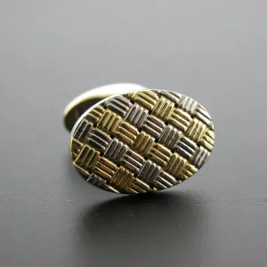 Louis Tamis & Sons Basket Weave Cufflink