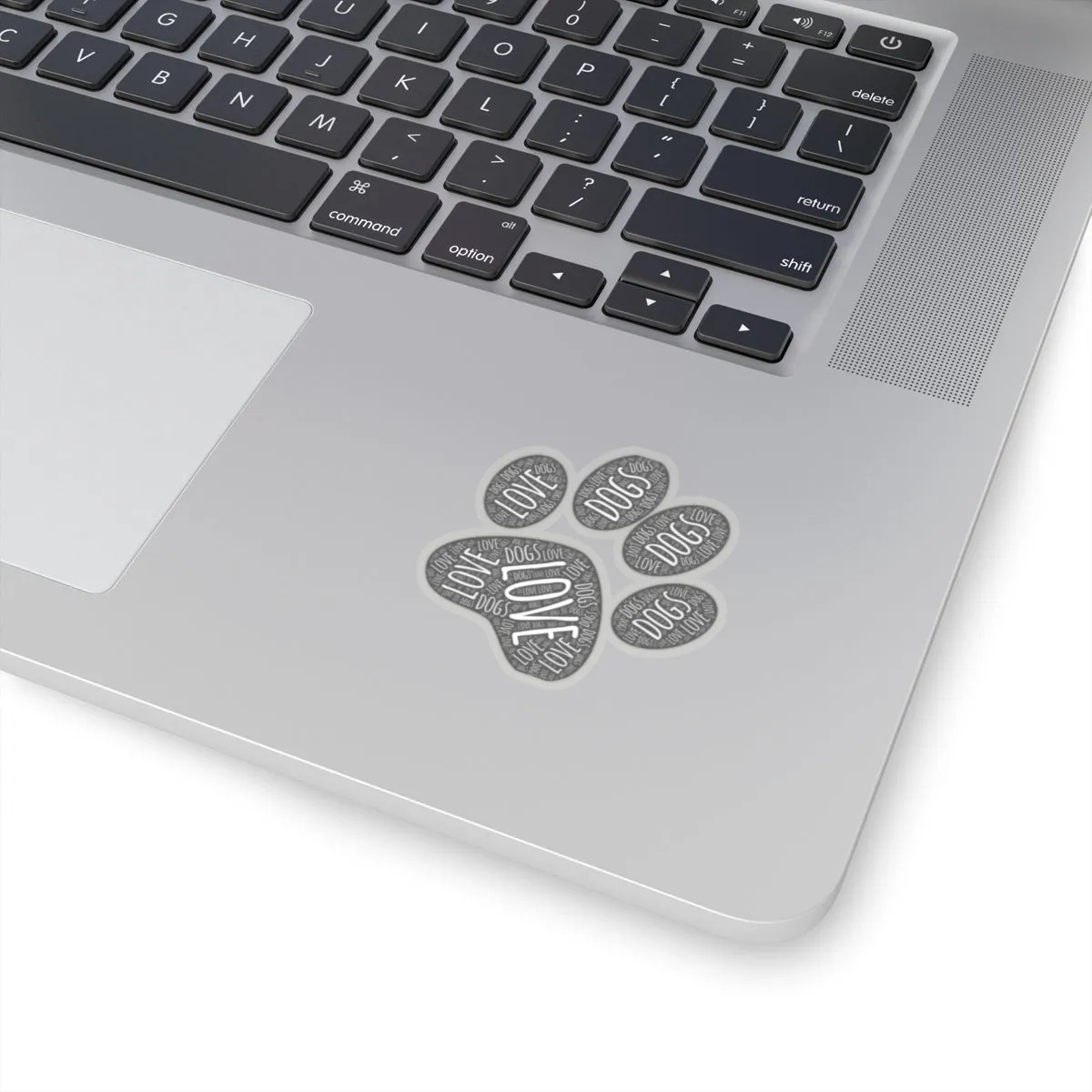 Love & Dogs Paw Print - Premium Sticker