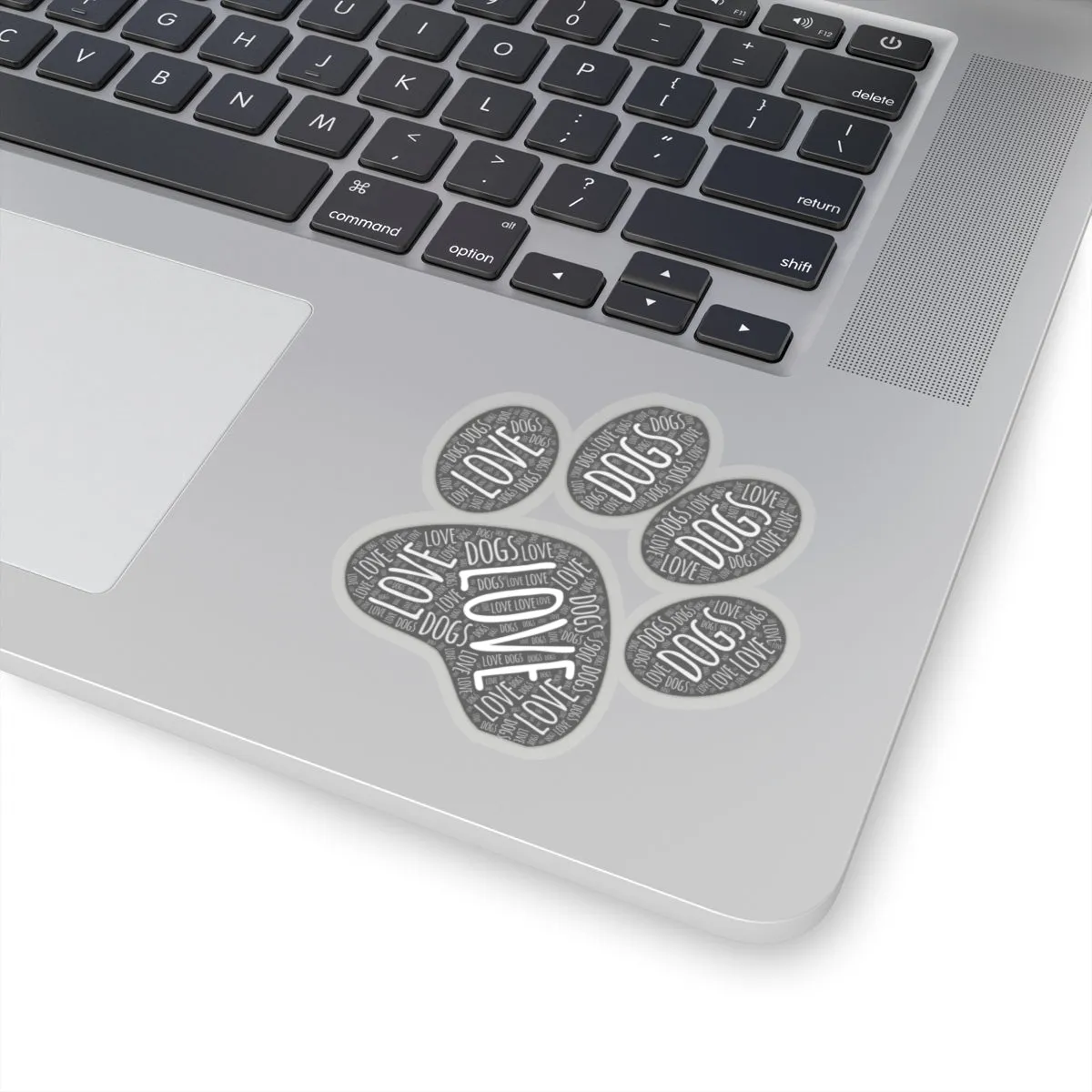 Love & Dogs Paw Print - Premium Sticker
