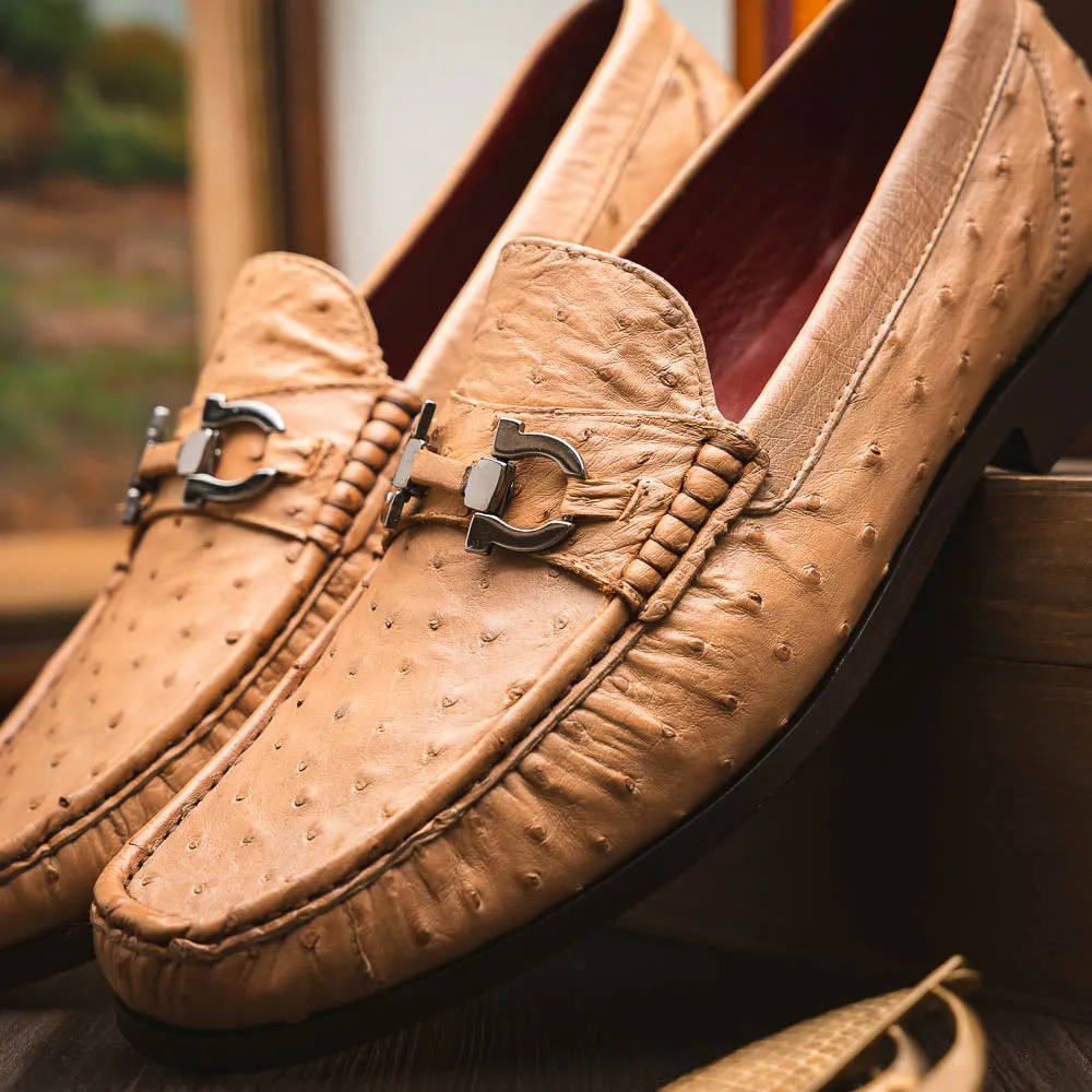 Marco Di Milano Ferrioni Orix Ostrich Bit Loafers